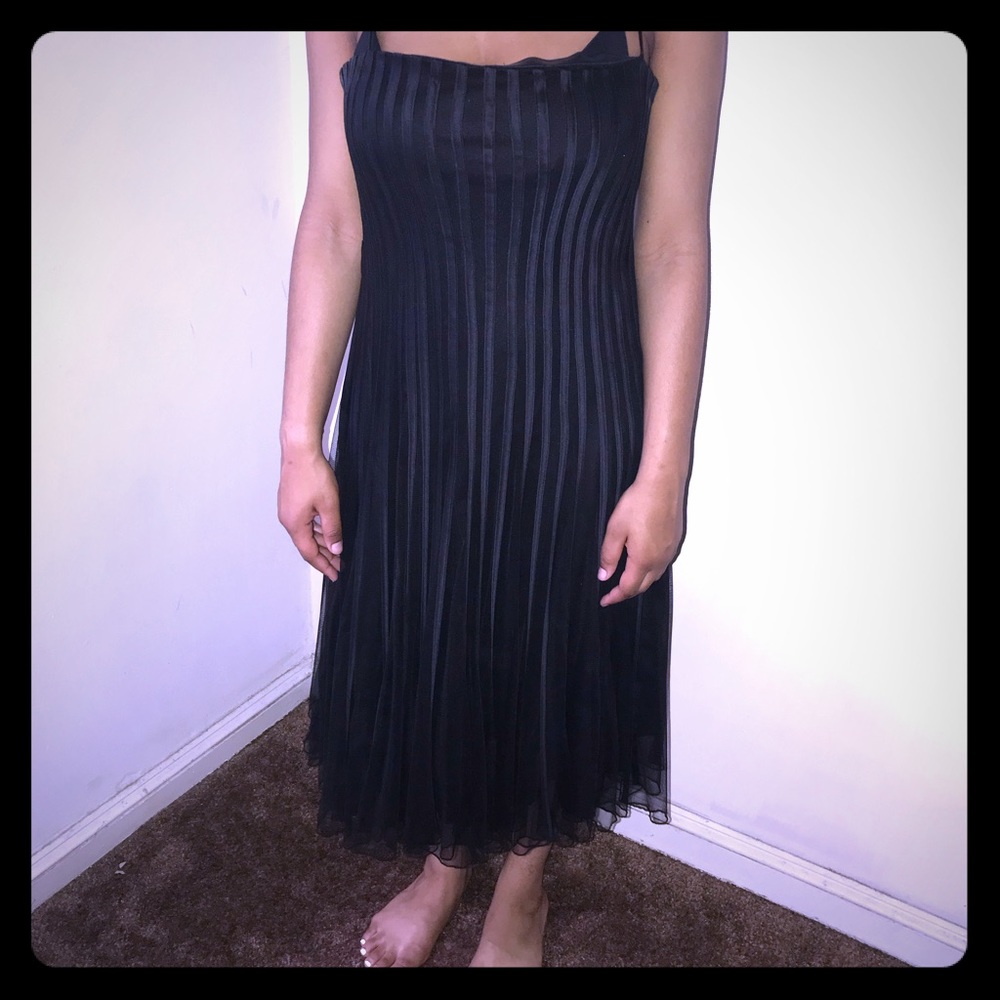 Black cocktail dress